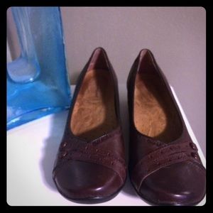 Hush puppies with some heel